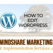 how to edit wordpress