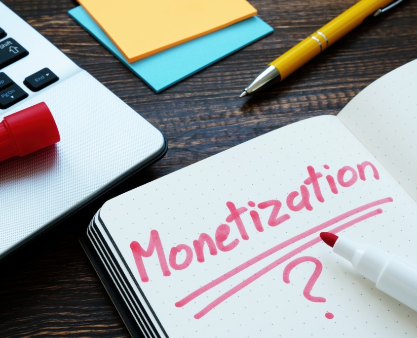 Monitization for website