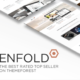 Enfold WordPress Theme logo and demo image in background
